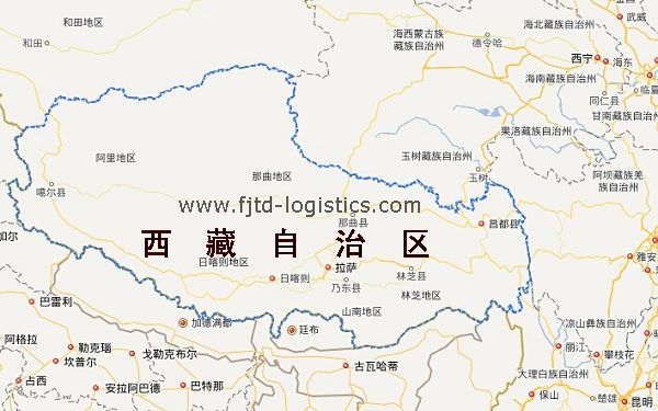 海关境内货源地代码表详解(三十一)西藏自治区行政区划图.jpg
